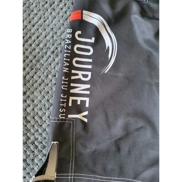 Brazilian Jiu Jitsu Journey Shorts MMA Training Mens Medium Gray Waist 36" - Picture 8 of 9